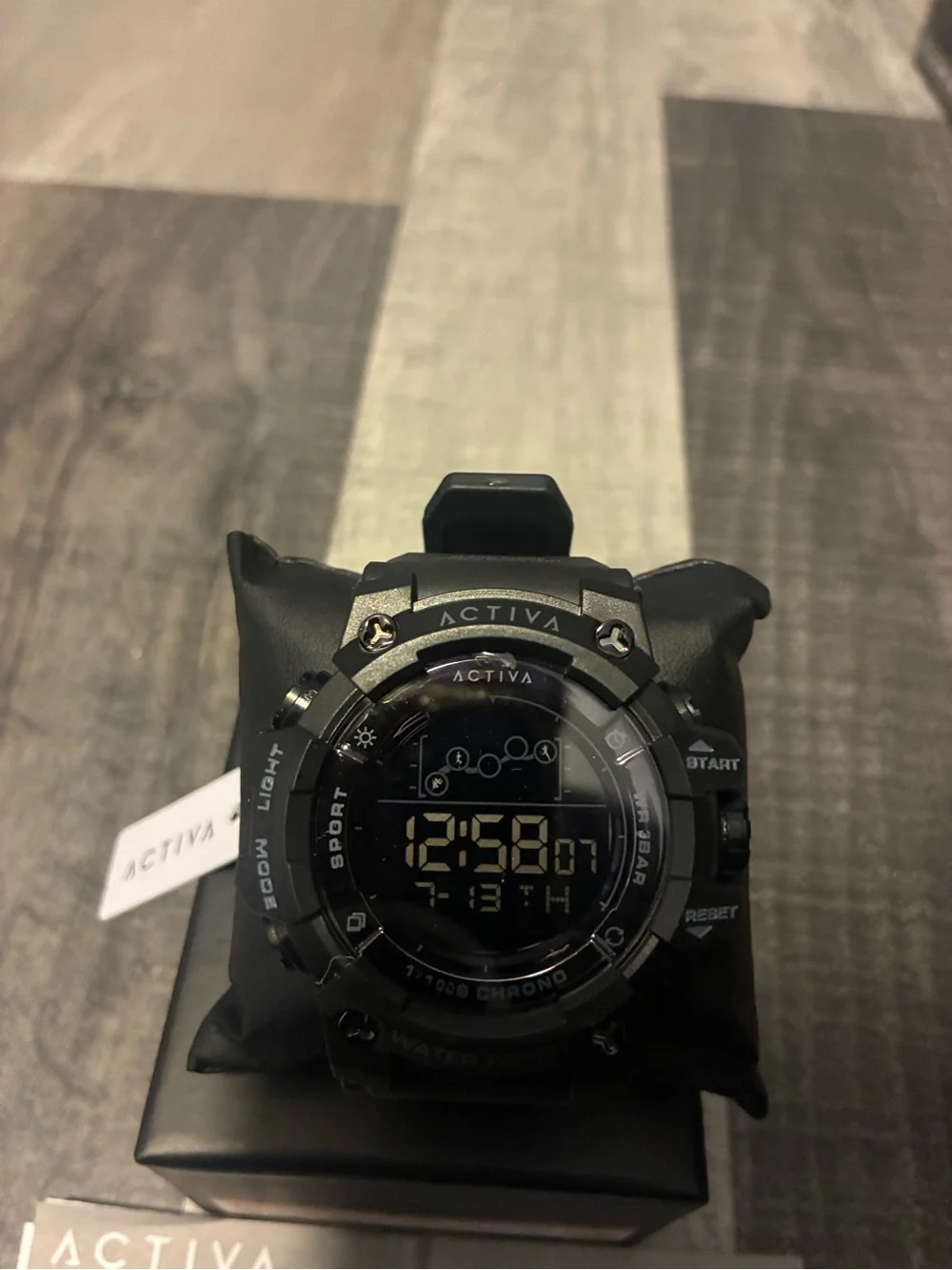 Activa Black Digital Sports Smartwatch